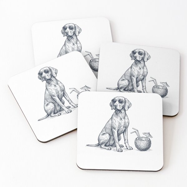 Item preview, Vizsla Vacation Dog Lover Gift designed and sold by DoodleTortle.