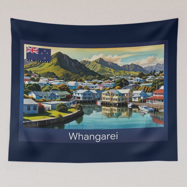 Item preview, Whangarei New Zealand Travel designed and sold by Thistle-TShop.