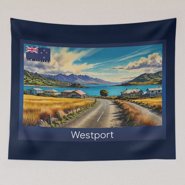 Item preview, Westport New Zealand Travel designed and sold by Thistle-TShop.