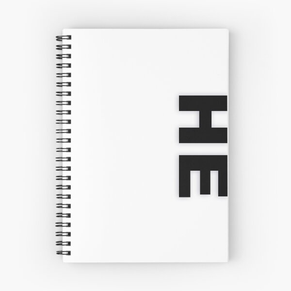 Item preview, HE — Black Minimal Bold Type Statement designed and sold by WORDPAUSE.