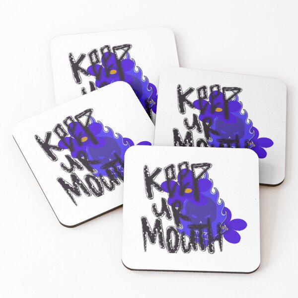 Item preview, Keep Ur Mouth Edgy Blue Flame Skull Streetwear designed and sold by Spellcraft.