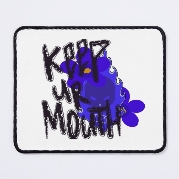 Item preview, Keep Ur Mouth Edgy Blue Flame Skull Streetwear designed and sold by Spellcraft.