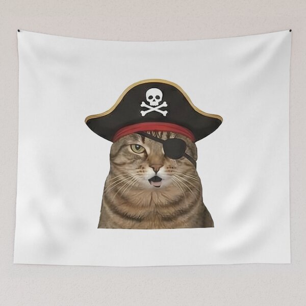 Item preview, Derp Pirate Cat designed and sold by k3rstman1.