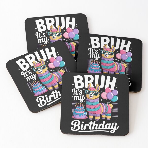Item preview, Bruh Its My Birthday Llama Pinata Boy Girl Family Party Bday 21 designed and sold by MarryIsMonth.