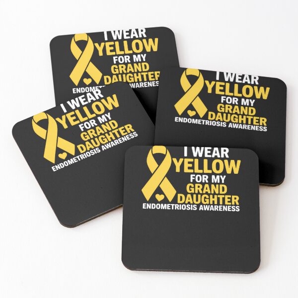 Item preview, I Wear Yellow For My Grand Daughter Endometriosis Awareness designed and sold by sterabamineh.