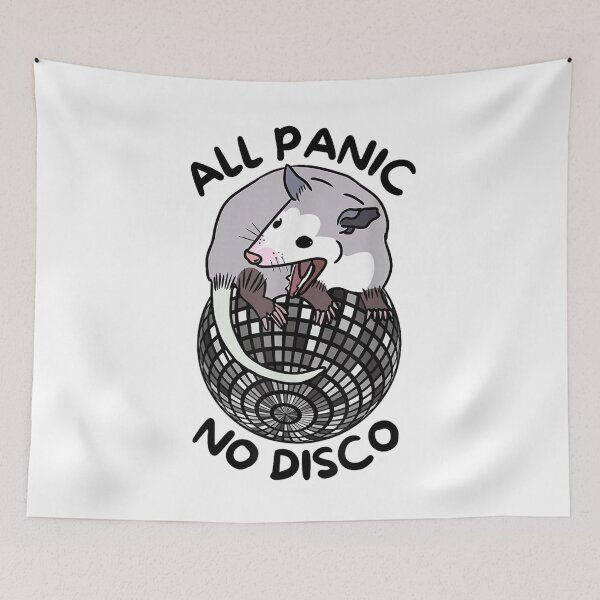 Item preview, Opossum All Panic No Disco Funny Screaming Street Trash Cat , Opossum Gift For Mom Dad Kids designed and sold by Opossum GIFT ★★★★★.