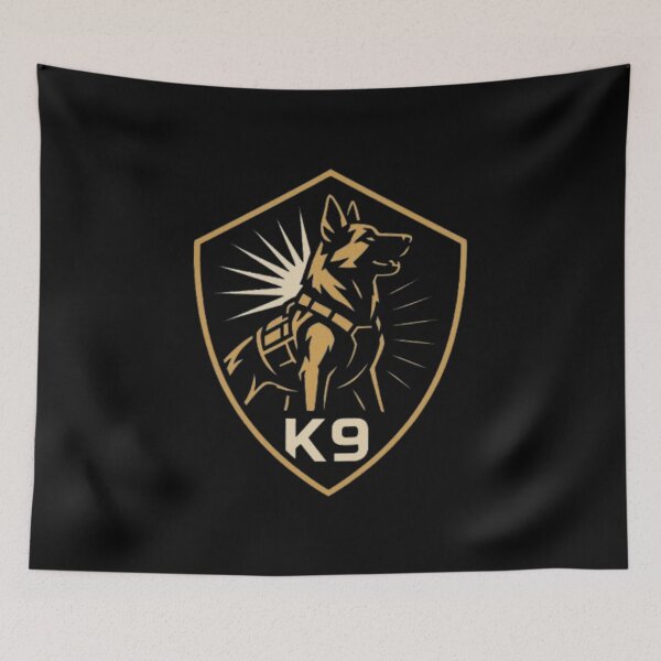 Item preview, German Shepherd K9 Force – Police Dog, Military Canine, Service & Working Dog Design designed and sold by Typologystudios.