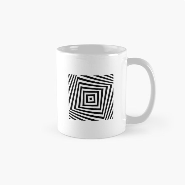 Item preview, Black and White Square Spiral designed and sold by FunnyStyleLine.