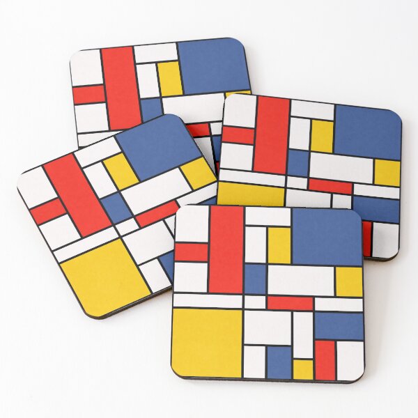 Item preview, Mondrian Study 4 designed and sold by TenderPawStudio.