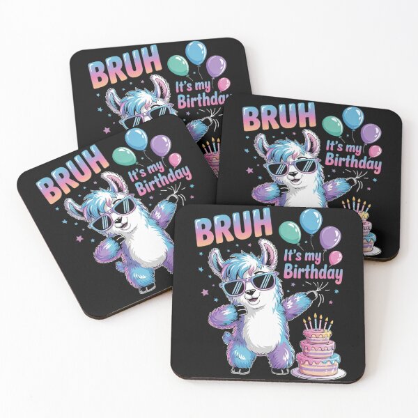 Item preview, Bruh Its My Birthday Llama Pinata Boy Girl Family Party Bday 24 designed and sold by MarryIsMonth.