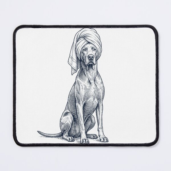 Item preview, Weimaraner Spa Bath Dog Mom Dad designed and sold by DoodleTortle.
