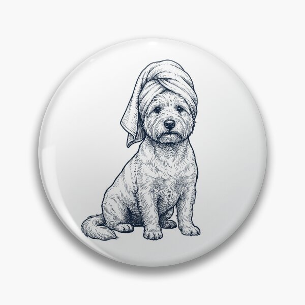 Item preview, West Highland White Terrier Spa Bath Dog Mom Dad designed and sold by DoodleTortle.