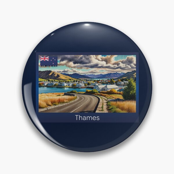 Item preview, Thames New Zealand Travel designed and sold by Thistle-TShop.