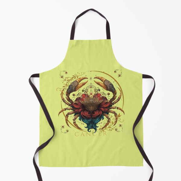 Item preview, Ornate Celestial Cancer Zodiac – Golden Filigree Crab Mandala designed and sold by TheCoolCrowd.