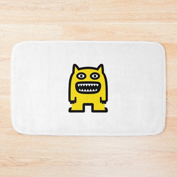 Item preview, Funny Big Teeth Yellow Monster Doodle designed and sold by CreamBubble.