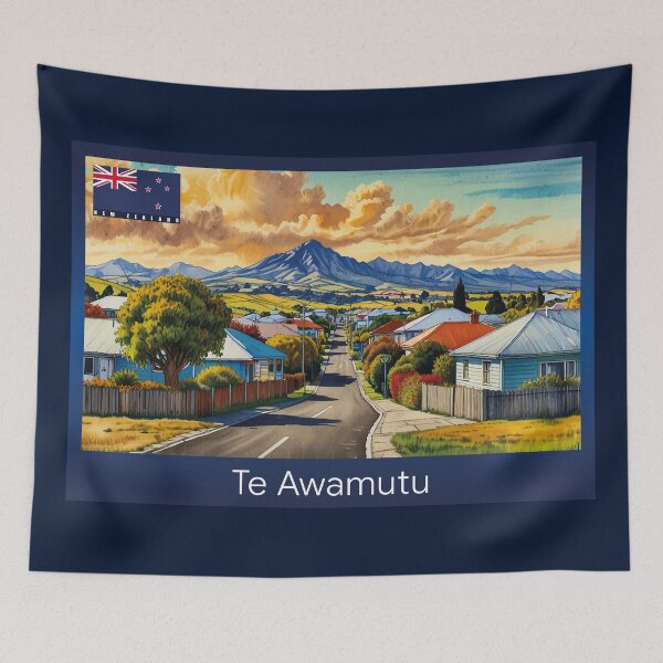 Item preview, Te Awamutu New Zealand Travel designed and sold by Thistle-TShop.