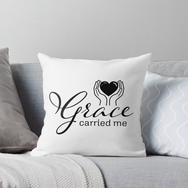 Item preview, Grace Carried Me – Christian Faith Typography T-Shirt Design designed and sold by CrossCrafted.