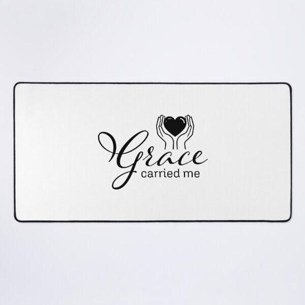 Item preview, Grace Carried Me – Christian Faith Typography T-Shirt Design designed and sold by CrossCrafted.
