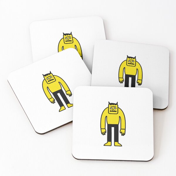 Item preview, Funny Awkward Yellow Devil Monster Standing designed and sold by CreamBubble.