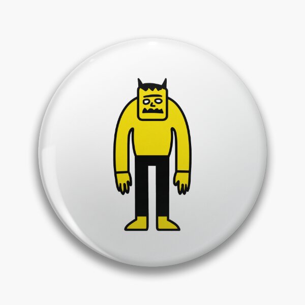 Item preview, Funny Awkward Yellow Devil Monster Standing designed and sold by CreamBubble.