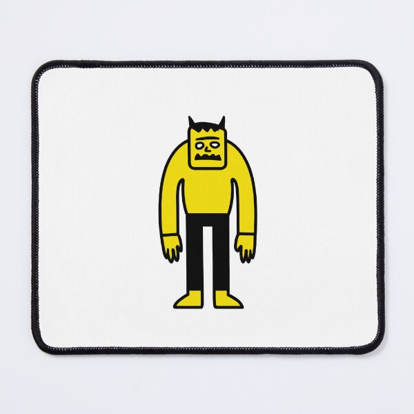 Item preview, Funny Awkward Yellow Devil Monster Standing designed and sold by CreamBubble.