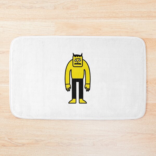 Item preview, Funny Awkward Yellow Devil Monster Standing designed and sold by CreamBubble.