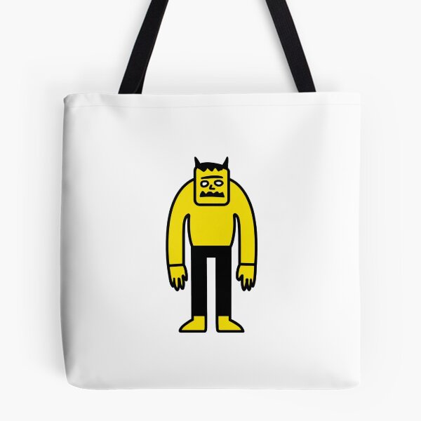 Item preview, Funny Awkward Yellow Devil Monster Standing designed and sold by CreamBubble.