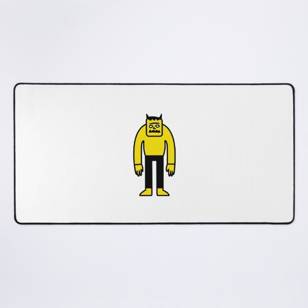 Item preview, Funny Awkward Yellow Devil Monster Standing designed and sold by CreamBubble.