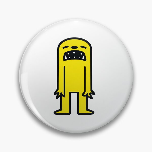 Item preview, Funny Angry Yellow Monster Doodle designed and sold by CreamBubble.