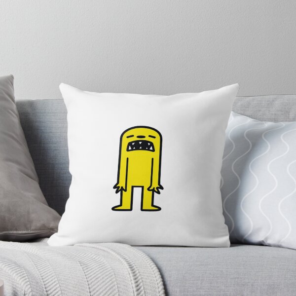 Item preview, Funny Angry Yellow Monster Doodle designed and sold by CreamBubble.