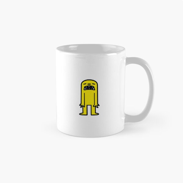 Item preview, Funny Angry Yellow Monster Doodle designed and sold by CreamBubble.