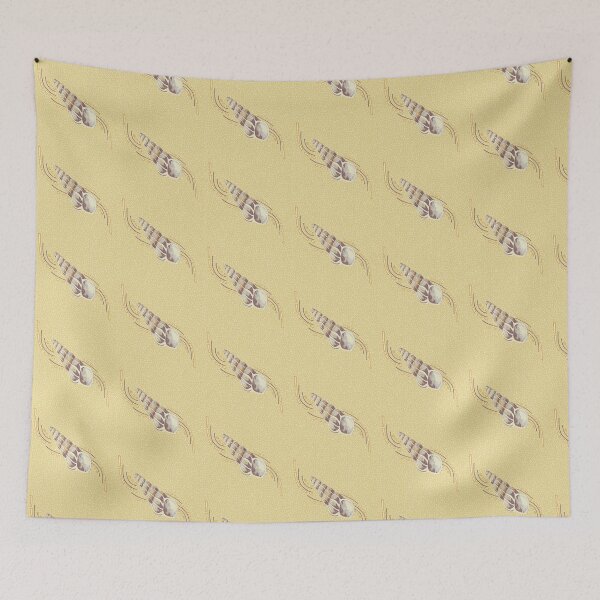 Item preview, Shells and sea breeze in buttermilk yellow designed and sold by LisaLeQuelenec.
