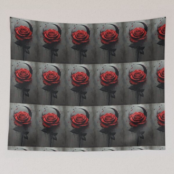 Item preview, Crimson Moon Rose designed and sold by PixelVibe782.