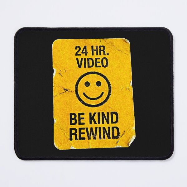 Item preview, Vintage 90s 'Be Kind Rewind' VHS Rental Sticker Distressed Design designed and sold by Prometheus31.