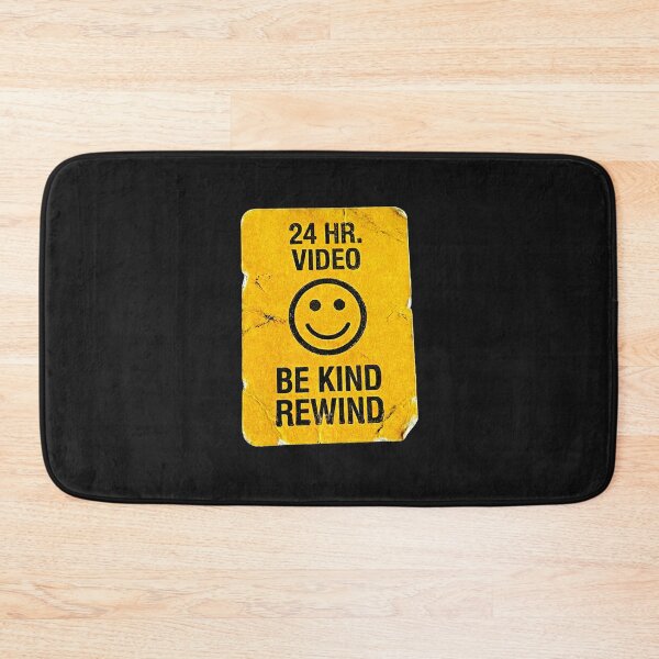 Item preview, Vintage 90s 'Be Kind Rewind' VHS Rental Sticker Distressed Design designed and sold by Prometheus31.