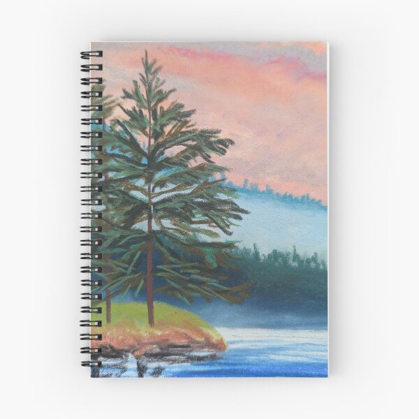 Aperçu de l'œuvre Ambiance lac créée et vendue par SomeChicksArt.