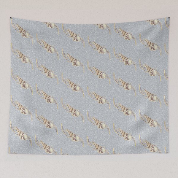 Item preview, Shells and sea breeze in buttermilk yellow and lavender designed and sold by LisaLeQuelenec.