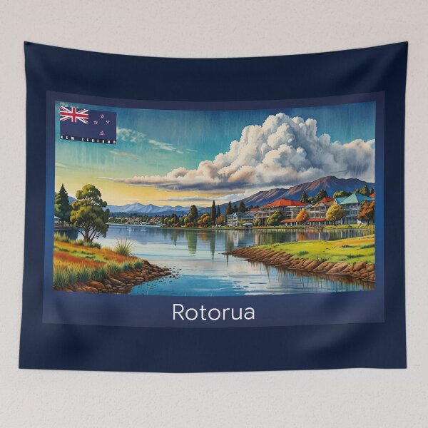 Item preview, Rotorua New Zealand Travel designed and sold by Thistle-TShop.
