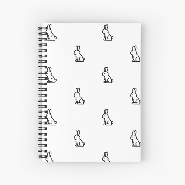 Item preview, Cute Minimalist Line Art Bunny Pattern designed and sold by CreamBubble.