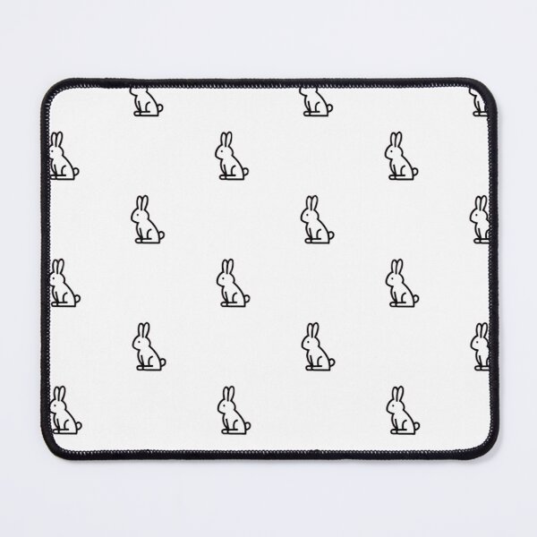 Item preview, Cute Minimalist Line Art Bunny Pattern designed and sold by CreamBubble.