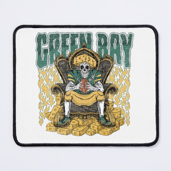Item preview, Green Bay Football Skull designed and sold by RebeccaLittlee.