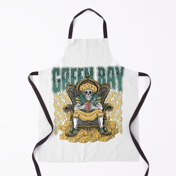 Item preview, Green Bay Football Skull  designed and sold by RebeccaLittlee.