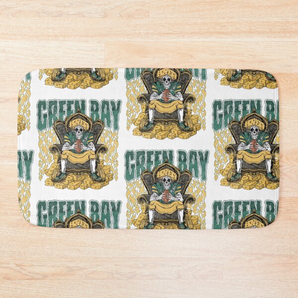 Item preview, Green Bay Football Skull  designed and sold by RebeccaLittlee.