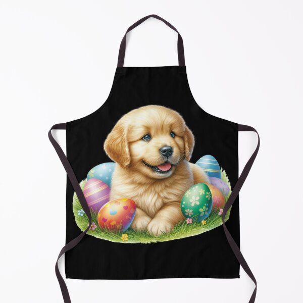 Item preview, Cute Easter Puppy Among Colorful Eggs designed and sold by Dominik1994.
