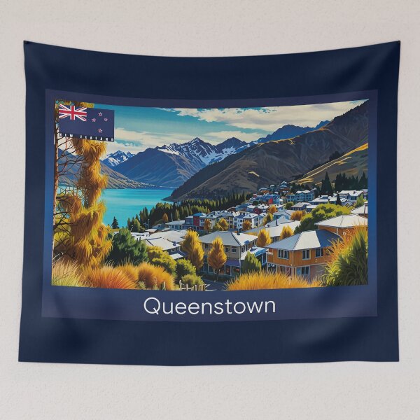 Item preview, Queenstown New Zealand Travel designed and sold by Thistle-TShop.