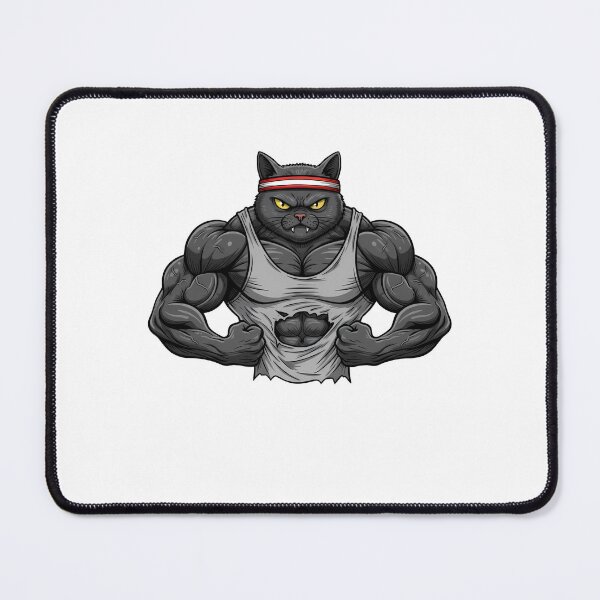 Item preview, Gym Bro Fitness Cat designed and sold by k3rstman1.
