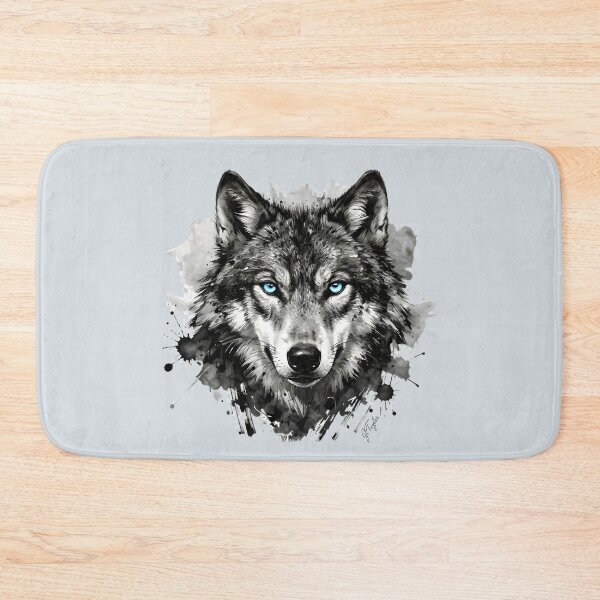 Item preview, Blue-Eyed Wolf designed and sold by JacquiTaylorArt.