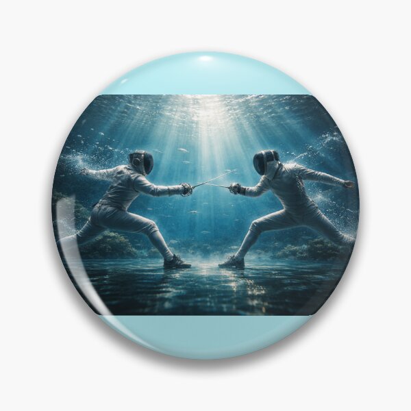 Item preview, The Silent Underwater Bout designed and sold by ChillCharmStudio.