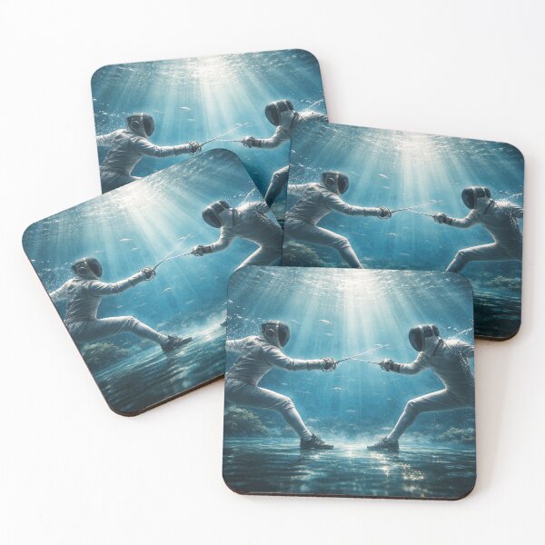 Item preview, The Silent Underwater Bout designed and sold by ChillCharmStudio.