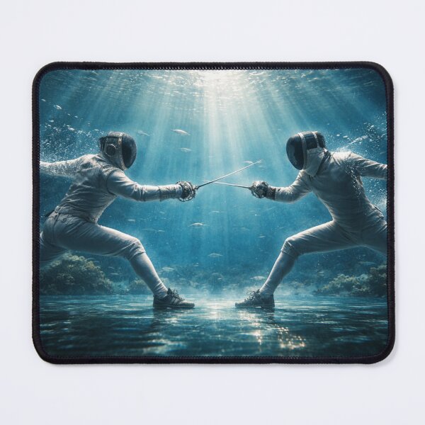Item preview, The Silent Underwater Bout designed and sold by ChillCharmStudio.